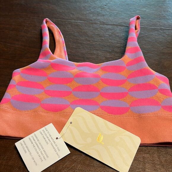 Fabletics Dottie Geo Seamless Bra XS/4 NWT - Picture 1 of 6